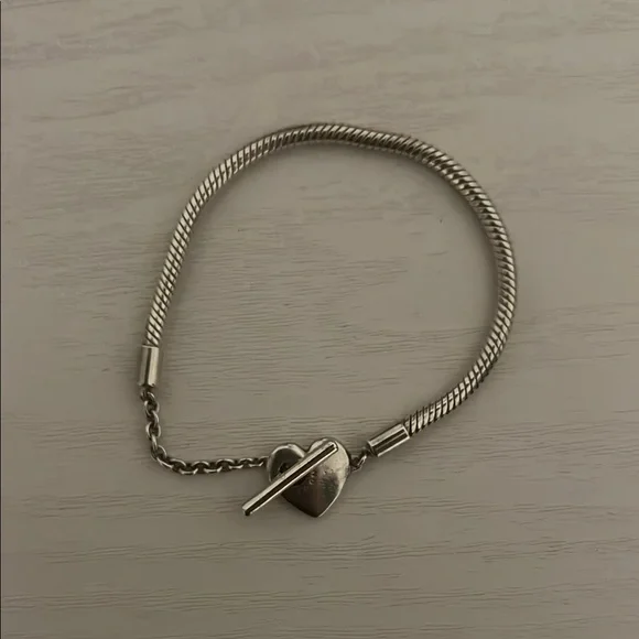Pandora Silver Heart Bracelet - Picture 4 of 4